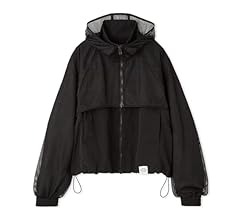 emmi メッシュフードジャケット ブラック Amazon | [シロハト] エミ メッシュレイヤードナイロンブルゾン